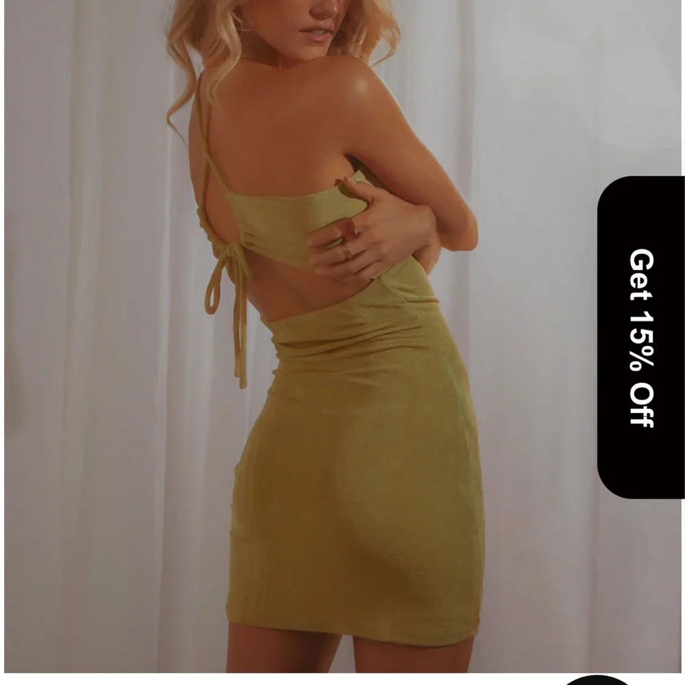 Peppermayo Lime Green Mini Dress // Never Been Worn! - Picture 3 of 7